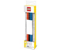 LEGO (Лего) Набор гелевых ручек &quot;LEGO&quot;, 3 штуки, цвет: красный, чёрный, синий