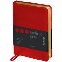 Berlingo Ежедневник недатированный "xGold", А6, 160 листов, красный
