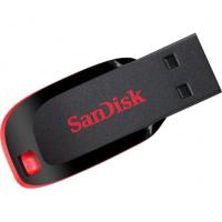 Sandisk CZ50 Cruzer Blade 32Гб, Черный, пластик, USB 2.0