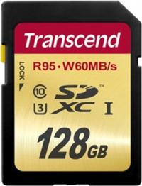 Transcend 128Gb SDXC UHS-I U3 (TS128GSDU3)