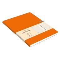 Канц-Эксмо Ежедневник недатированный "Lite Book. Оранжевый", А5, 136 листов