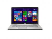 Asus Ноутбук N550Jx 15.6&amp;quot; 1920x1080 матовый i7-4720HQ 2.6GHz 12Gb 1Tb GTX950M-4Gb Blu-Ray Bluetooth Wi-Fi Win8.1 серебристый темно-серый 90NB0861-M00690