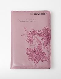 Silwerhof Ежедневник недатированный "Вышивка. Цветы-3", розовый