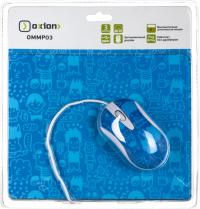 Oxion OММP03 + коврик (голубой)