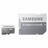 Samsung Micro SecureDigital 16Gb SDHC Pro class10 (MB-MG16EARU) + адаптер SD