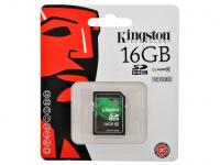 Карта памяти SDHC 16GB Class 10 Kingston SD10V/16GB