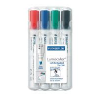 Staedtler Маркеры для доски "Lumocolor", 4 штуки, скошенные, 2-5 мм