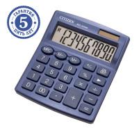 CITIZEN Калькулятор настольный "SDC810NRNVE", 10 разрядов, 127x105x21 мм, синий