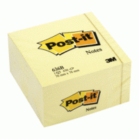 3M Блок самоклеящийся "Post-it", 76х76 мм, 450 листов, желтый