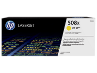 HP Оригинальный лазерный картридж LaserJet 508X увеличенной емкости, Желтый (ресурс 9500 стр.)