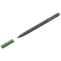 Faber-Castell Ручка капиллярная "Grip Finepen", 0,4 мм, оливковая