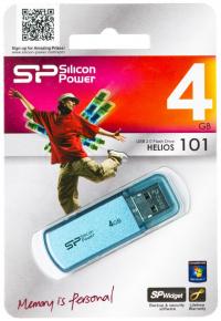 Silicon Power Helios 101 4Gb (голубой)