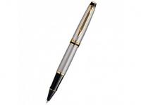 Ручка-роллер Waterman Expert 3 Steel GT F чернила корпус черные серебристый S0951980