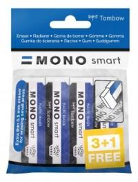 Tombow Набор ластиков "Mono Smart", 6x67x17 мм, 4 штуки