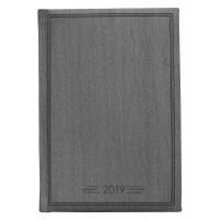 InFolio Ежедневник датированный на 2019 год "Wood" А5, 176 листов, темно-серый