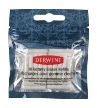 Derwent Набор сменных ластиков для электрического ластика Derwent, 30 штук