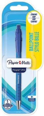 PAPER MATE Ручка шариковая &quot;Paper Mate. Flexgrip Ultra&quot;, 1 мм, синие чернила
