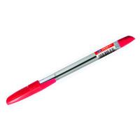 Linc Ручка шариковая "Corona Plus", прозрачный корпус, 0,7 мм, красная