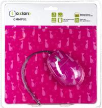 Oxion OММP01 + коврик (розовый)