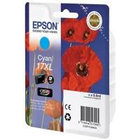 Epson Картридж струйный "17XL C13T17124A10" для XP-33/103/203/303/323/406, голубой