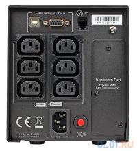 CyberPower ИБП PR750ELCD 750VA/675W USB/RS-232/EPO/SNMPslot/RJ11/45 (6 IEC)