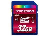 Transcend Карта памяти Micro SDHC 32Gb Class 10 TS32GUSDHC10U1 + адаптер SD 600x