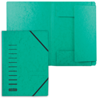 Durable Папка картонная на резинках, зеленая