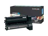 Lexmark C770, C772 Cyan High Yield Return Program Print Cartridge