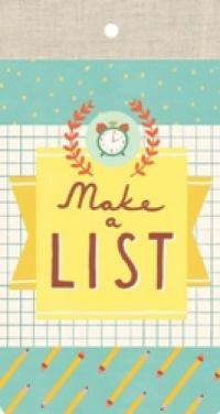 Galison Make a List: 60 perforated sheets