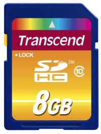 Transcend SDHC 8Gb Class 10