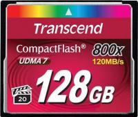 Transcend 128GB Compact Flash Card 800X (TS128GCF800) (черный)