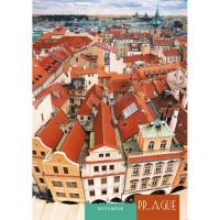 Канц-Эксмо Книга для записей "Вид на Прагу", А6, 96 листов, клетка