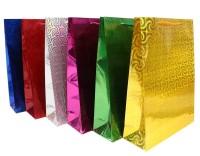 Айрис-Пресс Набор подарочных пакетов с голографией, цвет: микс, 30x23 см, 12 штук, AR638 (количество товаров в комплекте: 12)