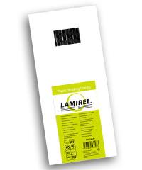 Lamirel Пружины для переплета пластиковые Lamirel, 16 мм, черные, 100 штук