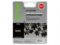 Cactus Картридж CS-CLI521BK для Canon Pixma MP540/ MP550/ MP620/ MP630/ MP640/ MP660/ MP980/ MP990; iP3600/ iP4600/ iP4700; MX860, черный, 1505 стр.,
