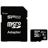 Silicon Power microSDHC 8Гб Elite Cl10 UHS-I