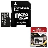 Transcend Карта памяти micro SDHC Transcend, 32GB