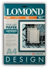 LOMOND Дизайнерская бумага &quot;Лабиринт&quot;, матовая, 200 г/м2, А4, 10 листов