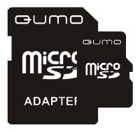 QUMO microSDHC 8Gb Class 4 + adapter