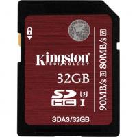 Kingston SDA3/32GB SDHC, 32Гб, Class 3