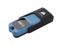 Corsair Флешка USB 64Gb Voyager Slider X2 CMFSL3X2-64GB черно-голубой