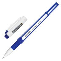 BRAUBERG Ручка гелевая "Contact", корпус синий, игольчатый узел 0,5 мм, линия 0,35 мм, синяя