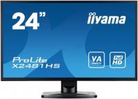 iiYama Монитор 23.6&quot; Pro Lite X2481HS-B1 черный VA 1920x1080 250 cd/m^2 6 ms DVI HDMI VGA Аудио