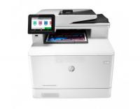 HP МФУ лазерное цветное Color LaserJet Pro M479dw A4, ADF, Duplex 27/27 стр/мин Wi-Fi, USB 2.0, RJ-45, Белый\Черный W1A77A