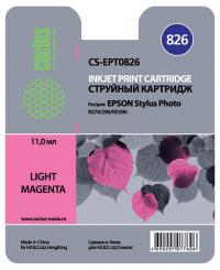 Cactus cs-ept0826 совместимый светло-пурпурный для epson stylus photo r270/290 (11,4ml)