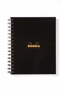 Rhodia Ежедневник "Rhodiactive", чёрный, 22,5x 29,7 см, клетка, 80 л