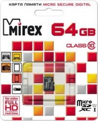 Mirex microSDXC 64Gb Class 10 + SD adapter