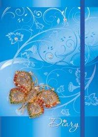 Plano Ежедневник недатированный "Cооl Girl. Драгоценная бабочка", А5, 80 листов