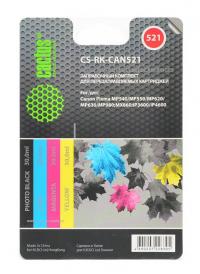 Cactus Заправка для ПЗК CS-RK-CAN521 цветной (4x30мл)