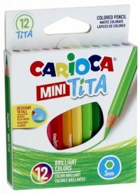 Carioca Набор пластиковых карандашей "Mini Tita", 12 цветов
